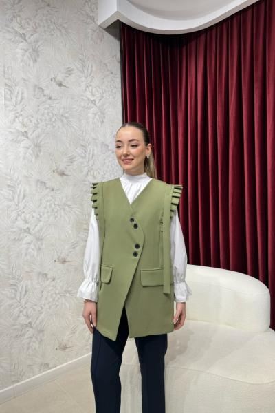 BBC CLAİRE YELEK - YEŞİL