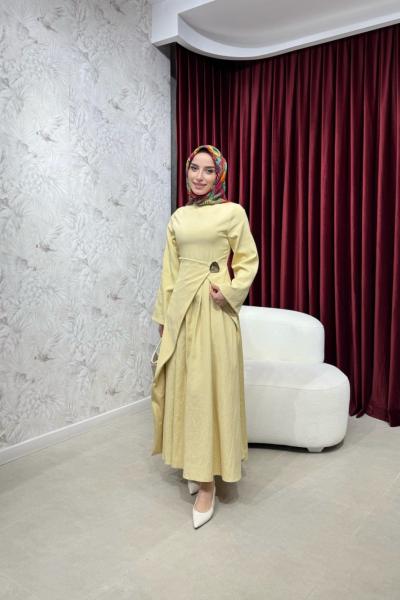 BBC CLAUDE ELBİSE - SARI