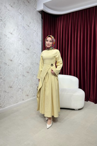 BBC CLAUDE ELBİSE - SARI