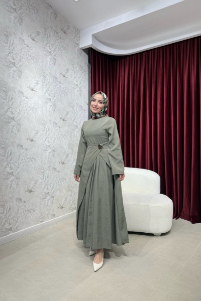 BBC CLAUDE ELBİSE - YEŞİL