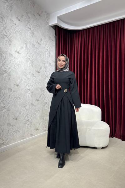 BBC CLAUDE ELBİSE - SİYAH