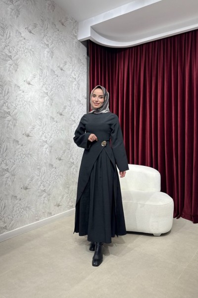 BBC CLAUDE ELBİSE - SİYAH