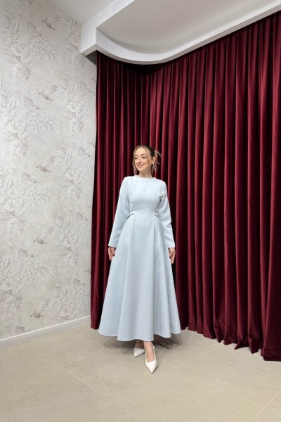 BBC CLEO ELBİSE - BUZ MAVİSİ