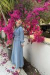 Bbc Cloe Denim Elbise - Açık Mavi