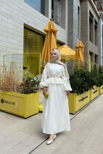 BBC CORA ELBİSE - SARI