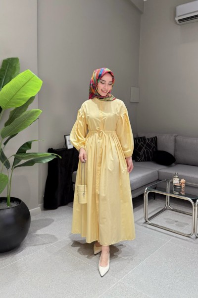 BBC CYRUS ELBİSE - SARI