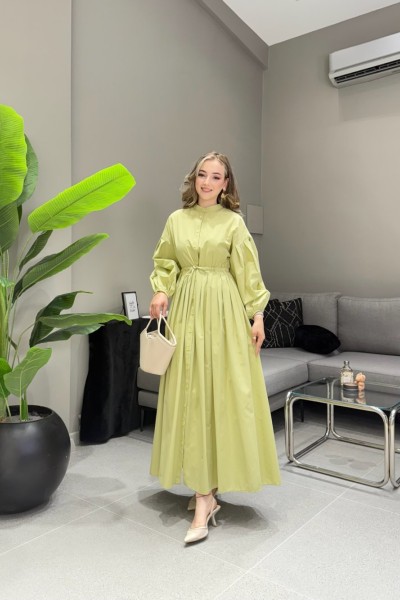 BBC CYRUS ELBİSE - FISTIK YEŞİLİ