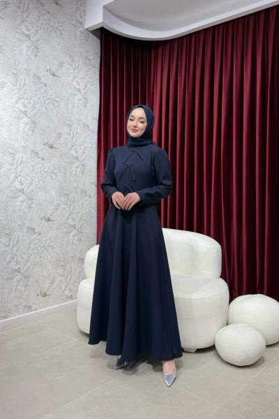 BBC DAİSY ELBİSE - LACİVERT