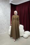 BBC DAİSY ELBİSE - KAHVE