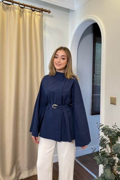 BBC DAPHNE GÖMLEK - LACİVERT