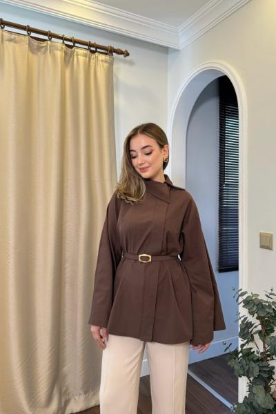 BBC DAPHNE GÖMLEK - KAHVE