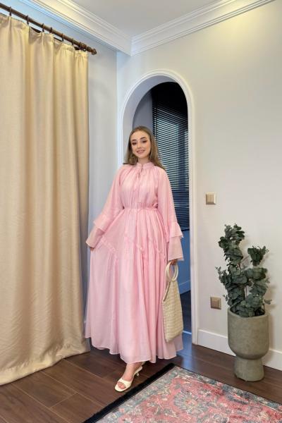 BBC DARELL ELBİSE - PEMBE