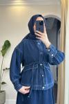 Bbc Denim Etekli Takım - Lacivert