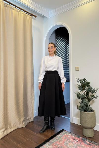 BBC DESPİNA ETEK - SİYAH