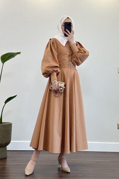 Bbc Diana Elbise - Kayısı