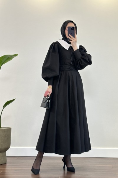 Bbc Diana Elbise - Siyah