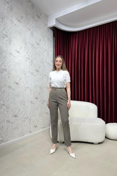 BBC DOUBLE KREP PANTOLON - VİZON