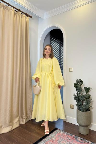 BBC DREW ELBİSE - SARI