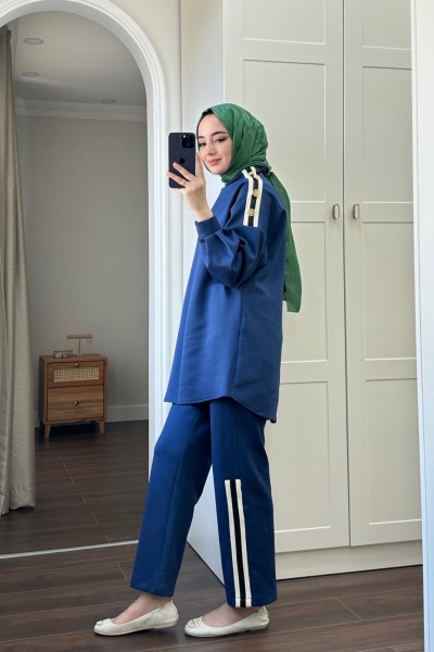 Bbc Düğme Detay Scuba İkili Takım