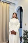 BBC ELEANOR ELBİSE - EKRU