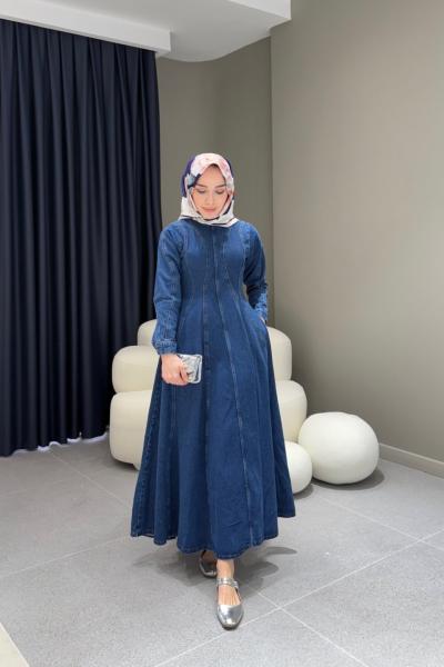 BBC ELEGANT ELBİSE - LACİVERT