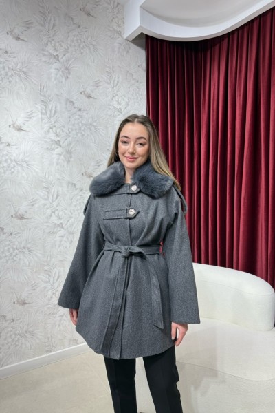 BBC ELENİ KAŞE KABAN - ANTRASİT