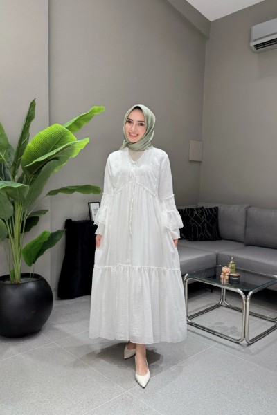 BBC ELİAS ELBİSE - EKRU