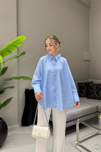 BBC ELİNA GÖMLEK - MAVİ