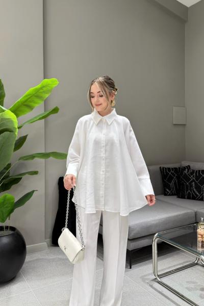 BBC ELİNA GÖMLEK - BEYAZ