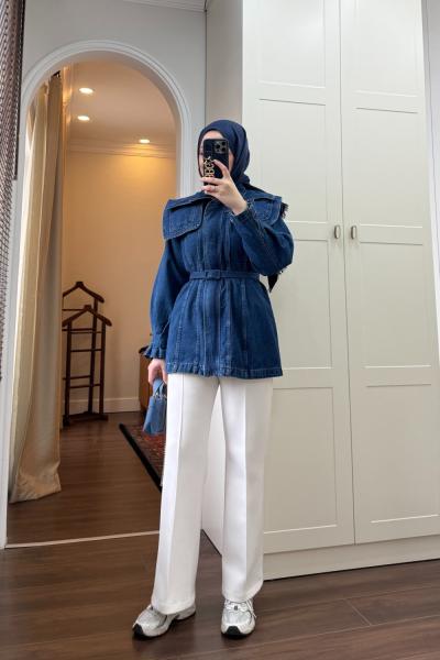 BBC ELİZA TASARIM CEKET - LACİVERT