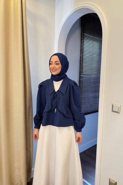 BBC ELİZABETH GÖMLEK - LACİVERT