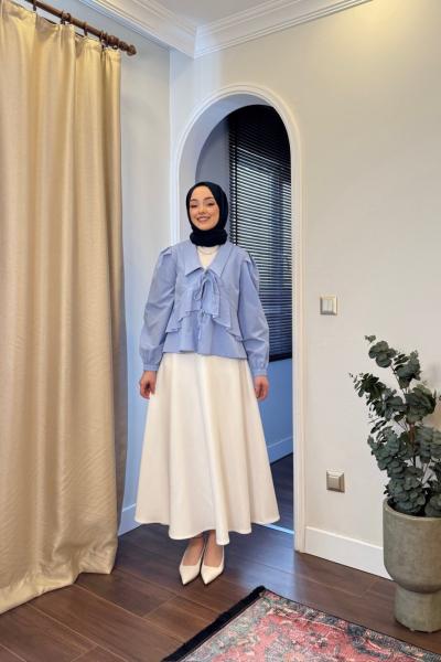 BBC ELİZABETH GÖMLEK - AÇIK MAVİ