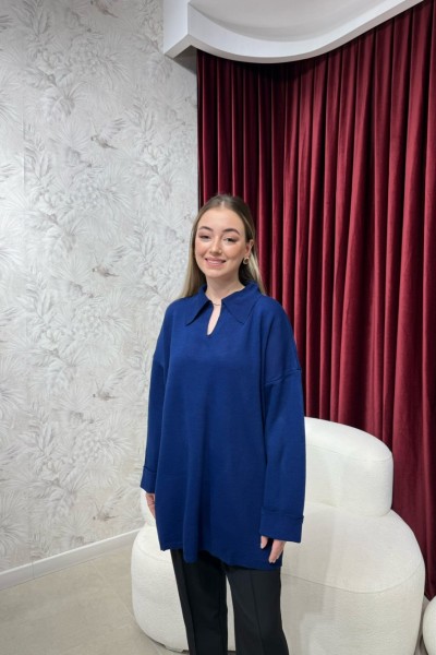 BBC ELLİE KAZAK - SAKS MAVİSİ