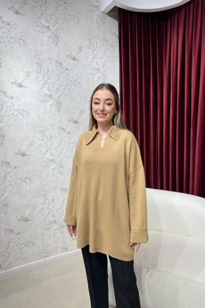 BBC ELLİE KAZAK - CAMEL