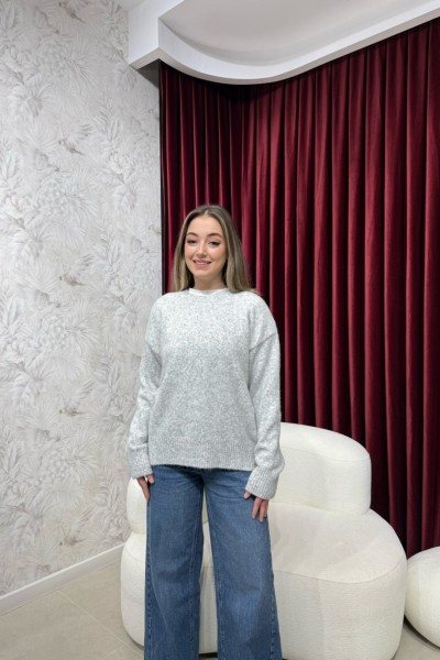 BBC ELSE YUMOŞ KAZAK - GRİ