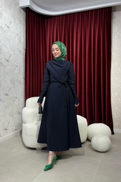 BBC ESTELLA ELBİSE - LACİVERT