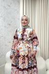 BBC EVELYN ELBİSE - BORDO