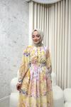 BBC EVELYN ELBİSE - SARI