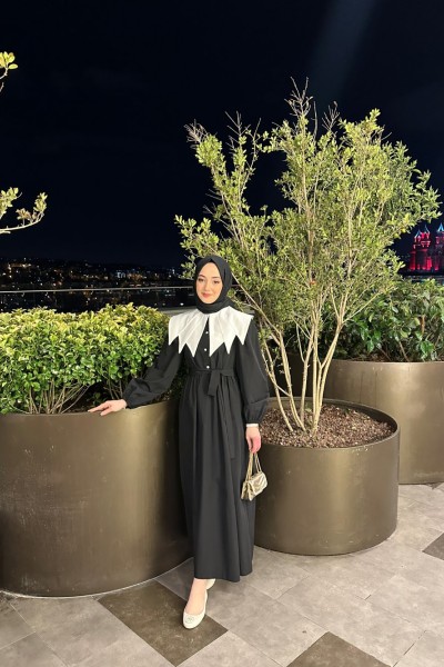 Bbc Fera Elbise - Siyah