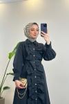 Bbc Fırfırlı Elbise - Siyah