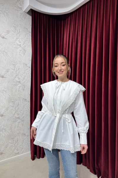 BBC FİSTO GÖMLEK - BEYAZ