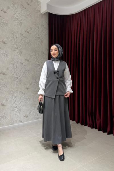 BBC FİYONK YELEKLİ TAKIM - ANTRASİT