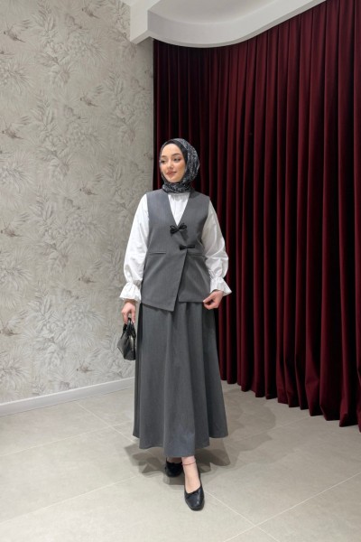 BBC FİYONK YELEKLİ TAKIM - ANTRASİT