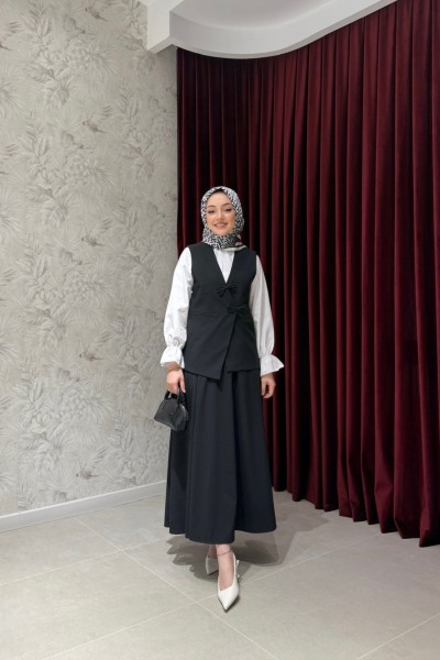 BBC FİYONK YELEKLİ TAKIM - SİYAH