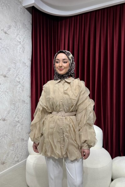 BBC FİYONA GÖMLEK - BEJ