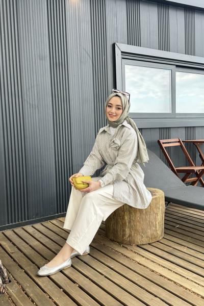 BBC FLORA GÖMLEK - YEŞİL