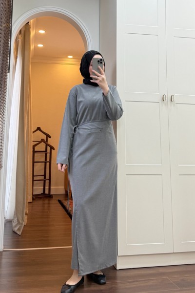 BBC GİZİA ELBİSE - FÜME