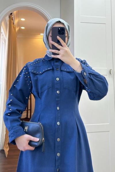 BBC GRABY ELBİSE - LACİVERT