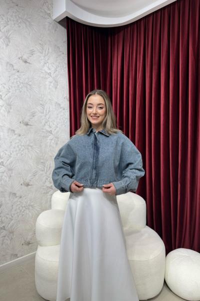 BBC GWEN DENİM CEKET - MAVİ