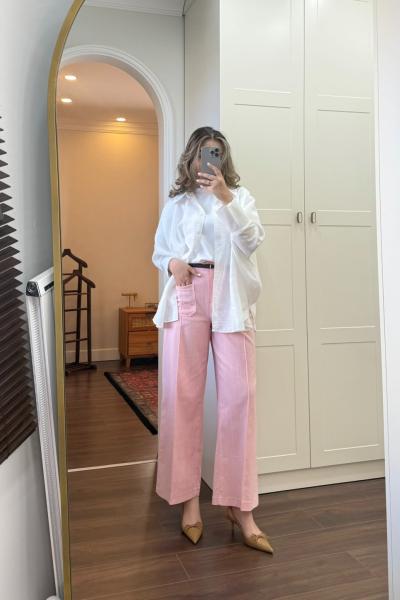 BBC HARDY PANTOLON - PEMBE
